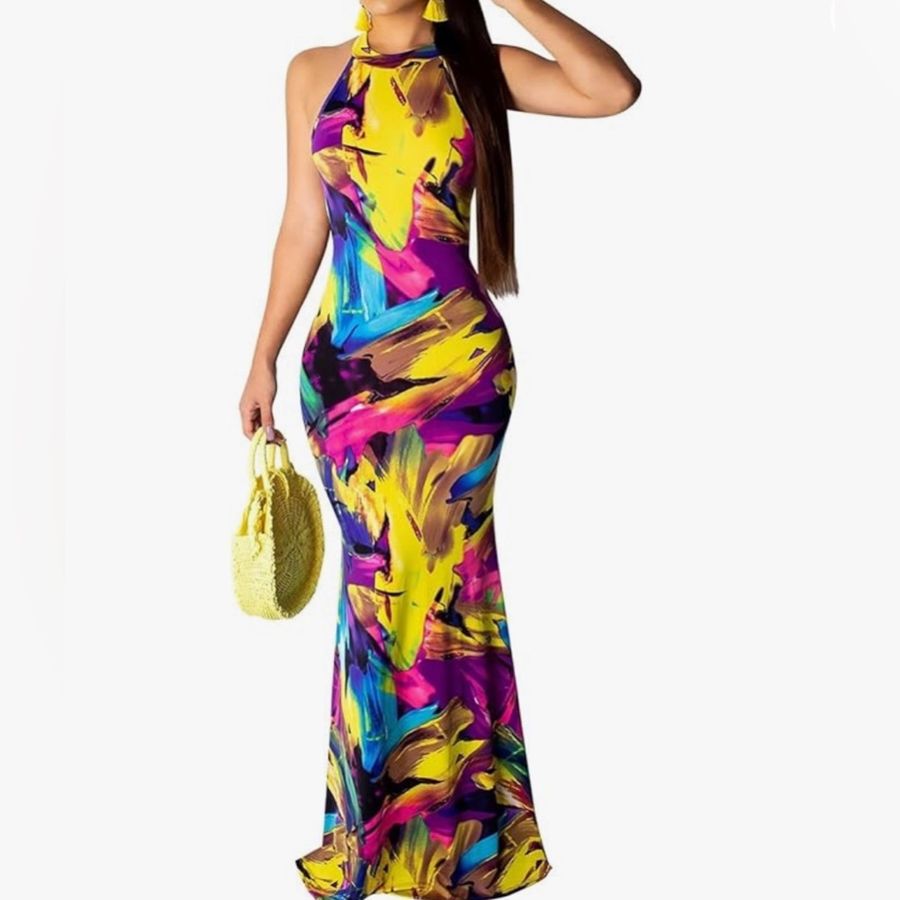 Colorful Maxi Dress